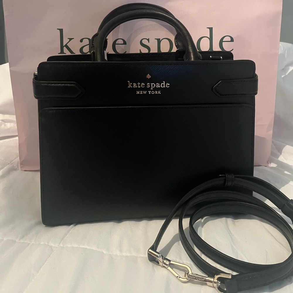 Kate Spade Staci Leather Medium Satchel / Crossbody